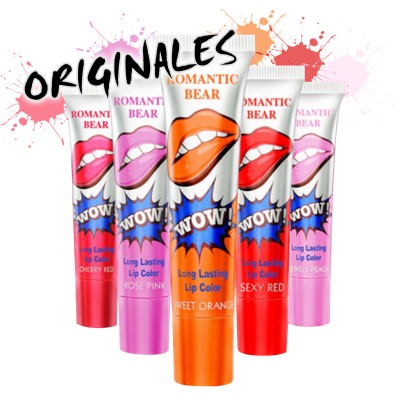 Labiales Originales Romantic Bear - Lipstick Wow Contra Agua